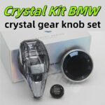 For BMW crystal gear lever 2/3/4/5/6/7 series 6GT/X4X5X6X3/iX3 crystal three piece set gear lever, crystal gear knob set