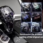 For BMW crystal gear lever 2/3/4/5/6/7 series 6GT/X4X5X6X3/iX3 crystal three piece set gear lever, crystal gear knob set - Image 4