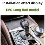 For BMW crystal gear lever 2/3/4/5/6/7 series 6GT/X4X5X6X3/iX3 crystal three piece set gear lever, crystal gear knob set - Image 3