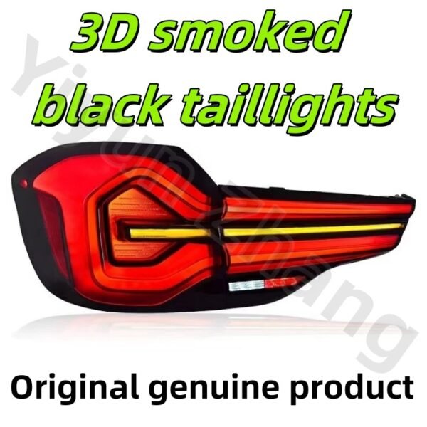For BMW X3/5 Series/G30/G01 original 3D smoked black taillights/G01/G30 old upgraded new taillights/original genuine products