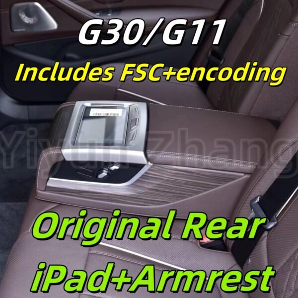 Original rear iPad+armrest box for BMW 5 Series 7 Series/G30/G38/G11/G12 Original rear iPad+armrest box